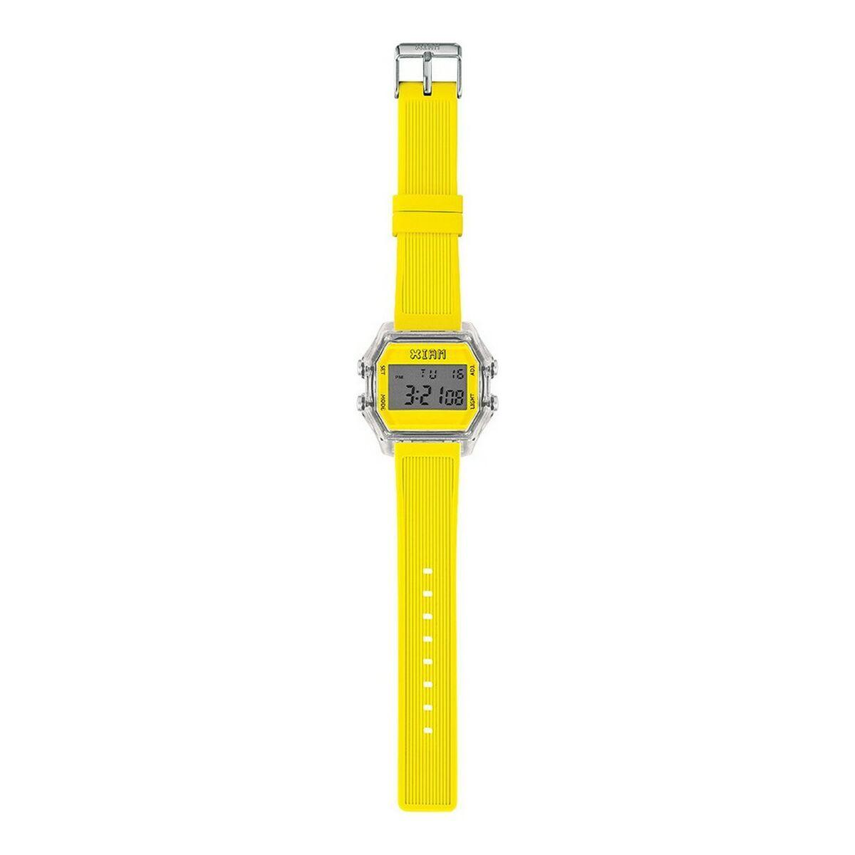 I Am IAM-KIT522 digitalt herreur - gul/hvid, 44 mm billede