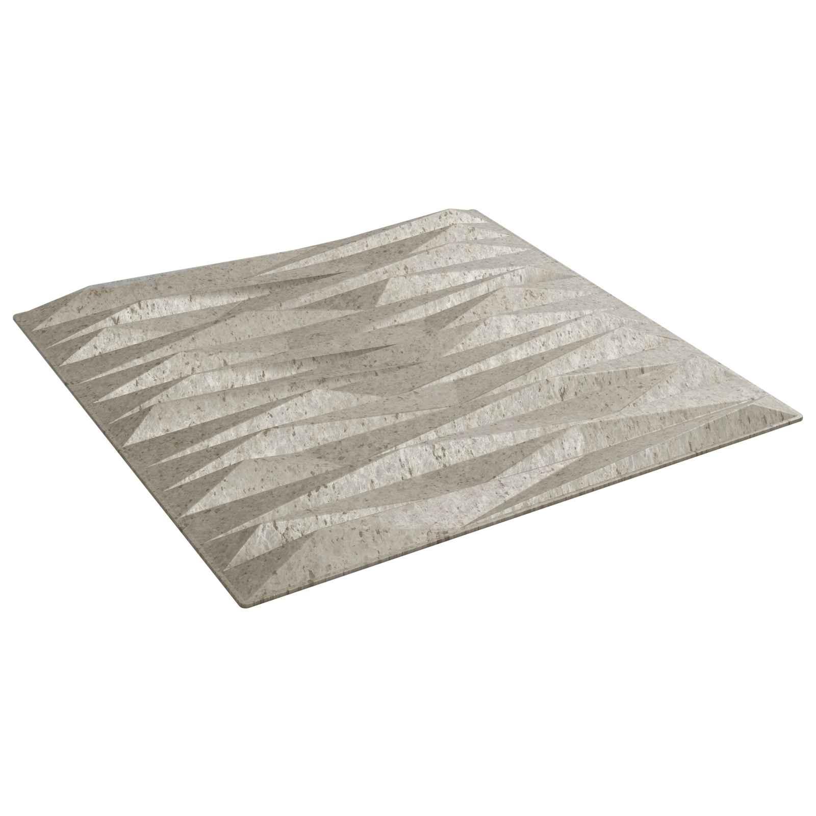 Vægpaneler 24 stk Stone Beton 50 x 50 cm XPS Skum billede