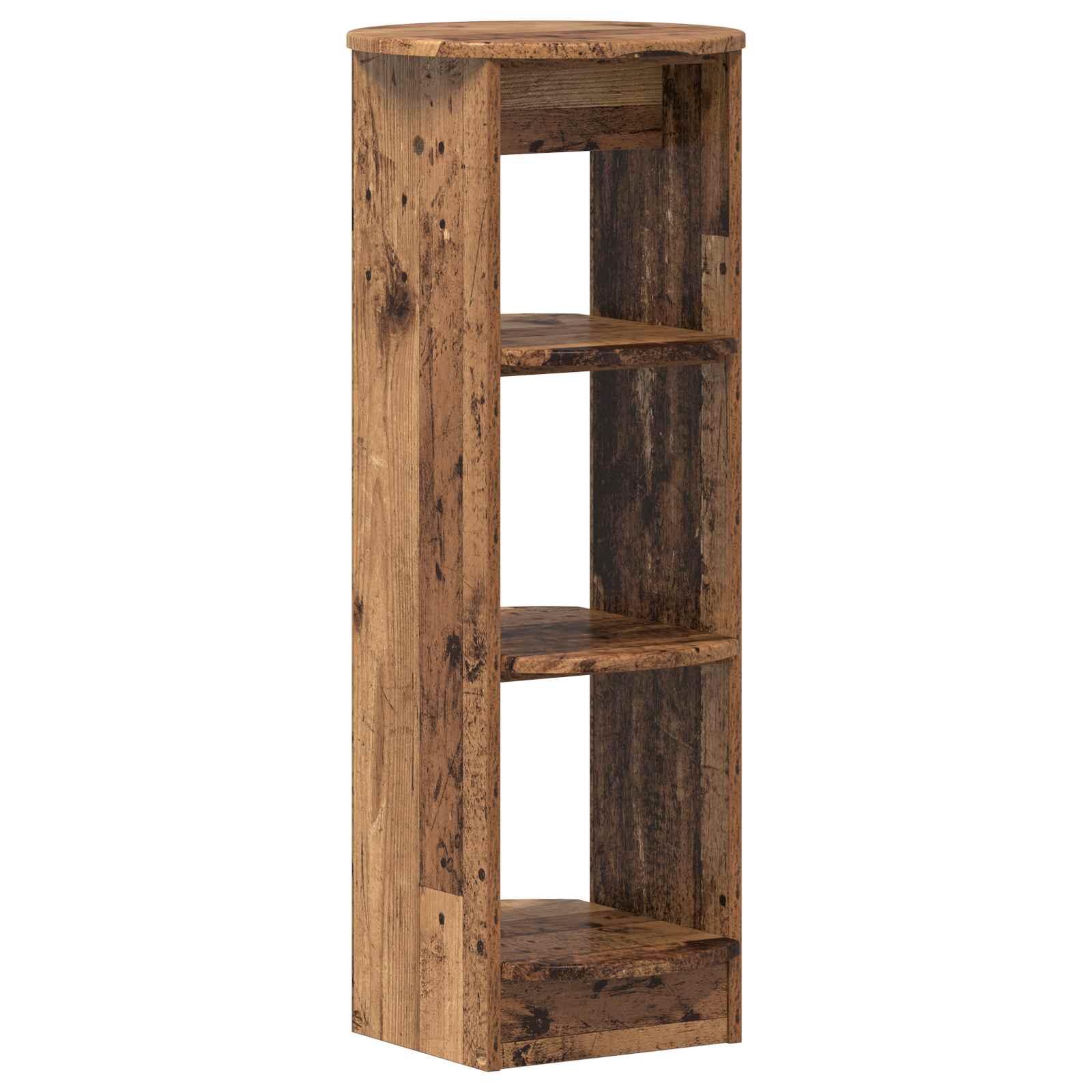 Sideskab Gammelt træ 40 x 40 x 100 cm Konstrueret træ billede