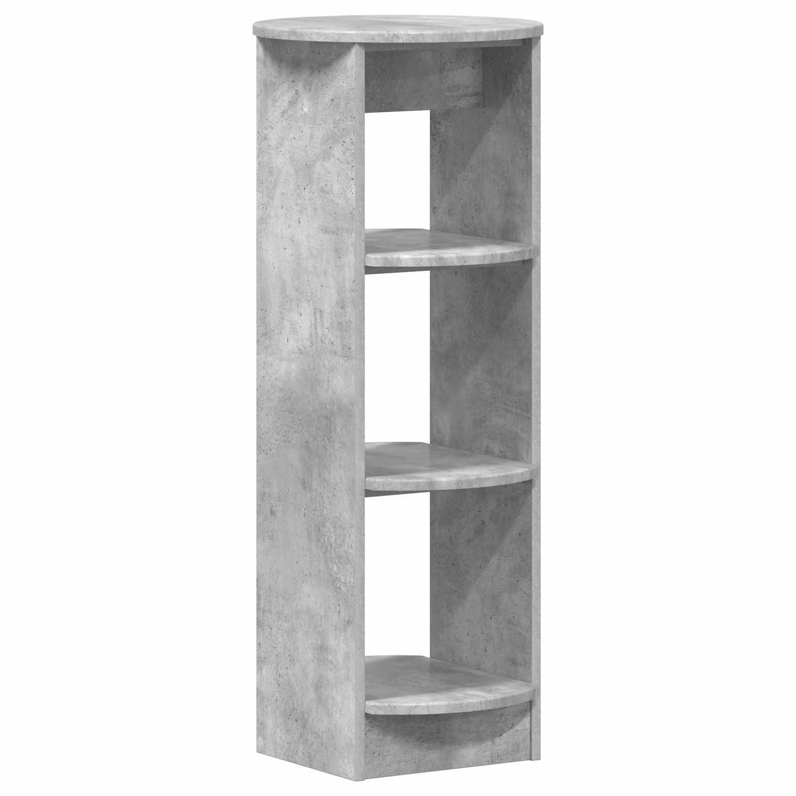 Sideskab BetonGrå 40 x 40 x 100 cm Konstrueret træ billede
