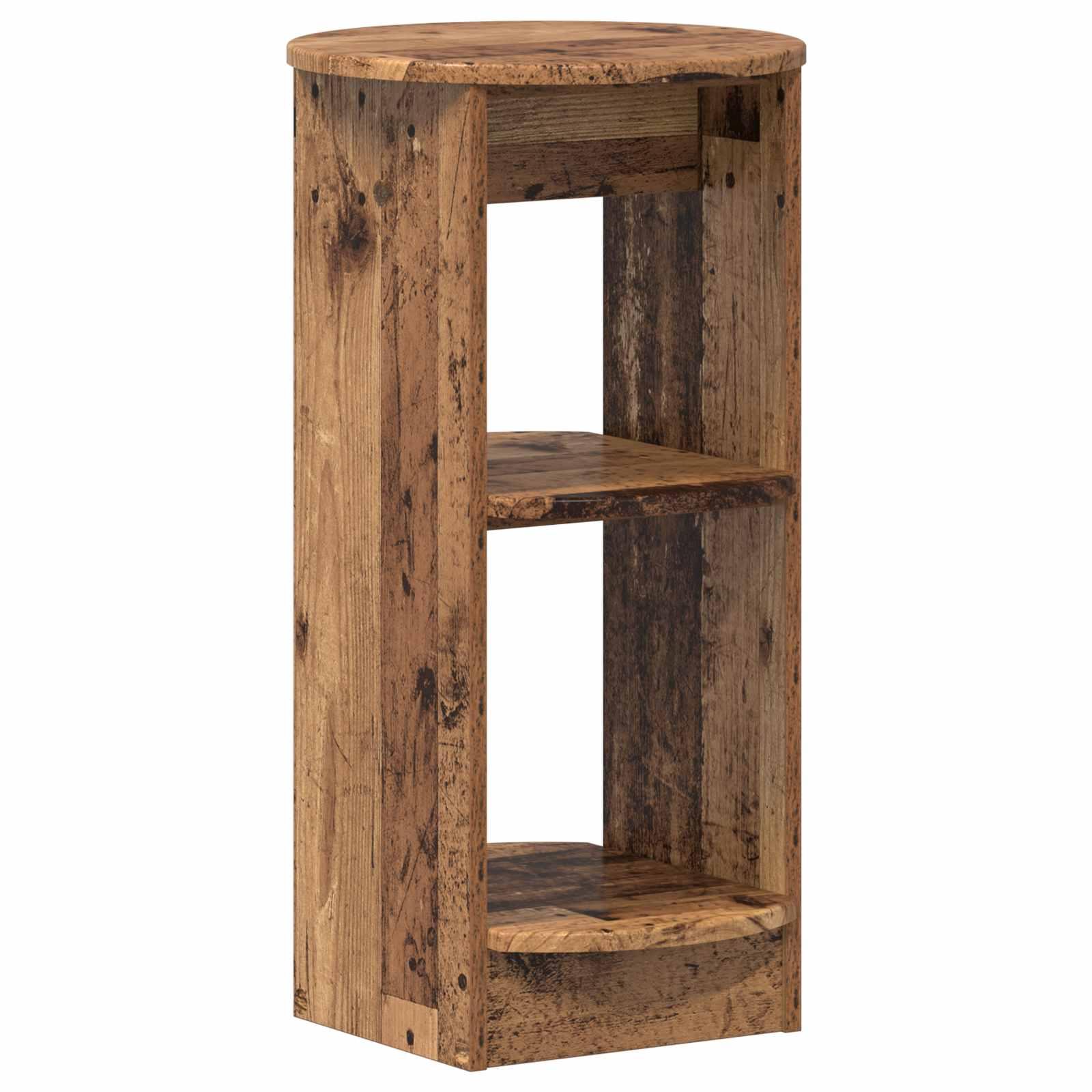 Sideskab Gammelt træ 40 x 40 x 75 cm Konstrueret træ billede