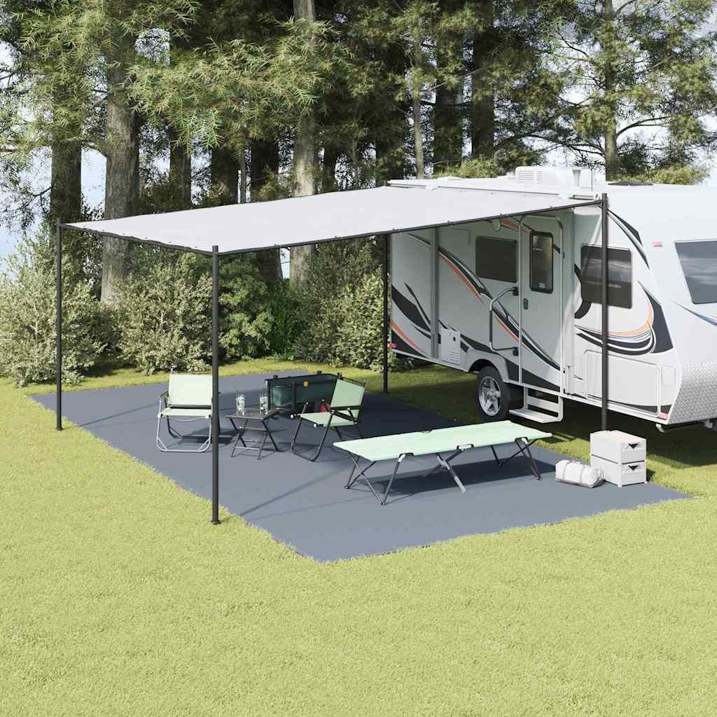 Telt tæppe Blå og grå 800 x 400 cm Polyethylen billede