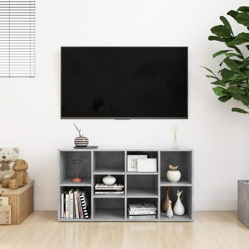 Skobænk 103x30x54,5 cm konstrueret træ betongrå