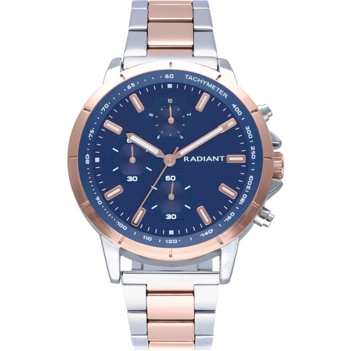 Radiant RA611702 herreur - sølv/blå, rustfrit stål, 44 mm billede