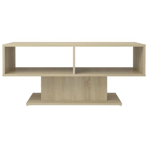 Sofabord 103,5x50x44,5 cm konstrueret træ sonoma-eg