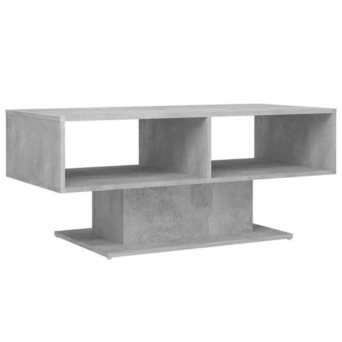 Sofabord 103,5x50x44,5 cm konstrueret træ betongrå