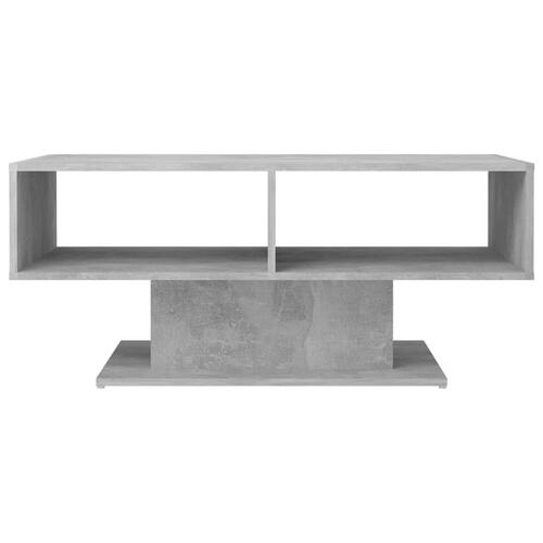 Sofabord 103,5x50x44,5 cm konstrueret træ betongrå