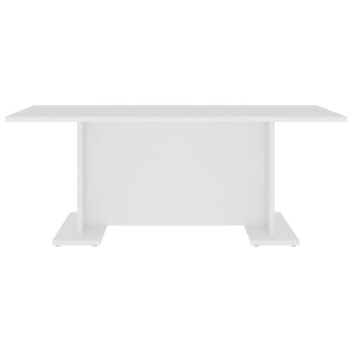Sofabord 103,5x60x40 cm konstrueret træ hvid