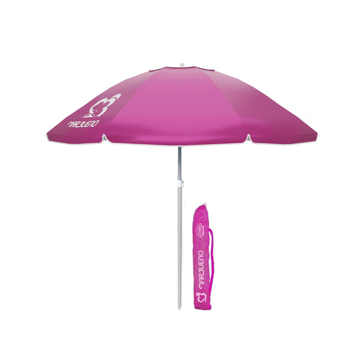 Marbueno solskærm/parasol - Pink 220 cm billede