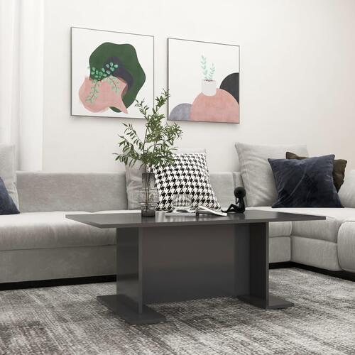 Sofabord 103,5x60x40 cm konstrueret træ grå