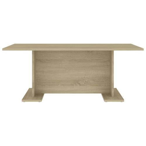 Sofabord 103,5x60x40 cm konstrueret træ sonoma-eg