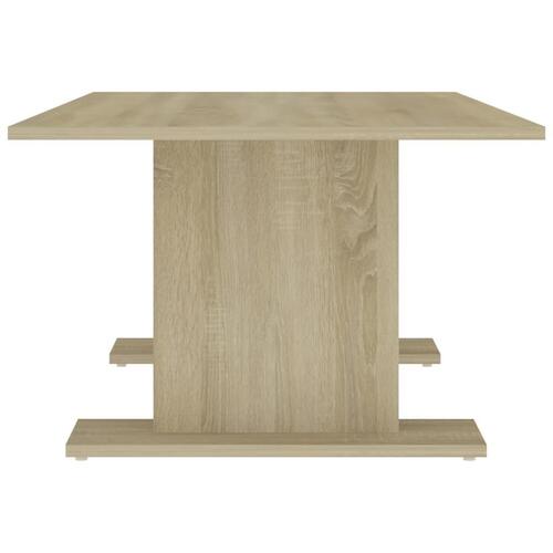 Sofabord 103,5x60x40 cm konstrueret træ sonoma-eg