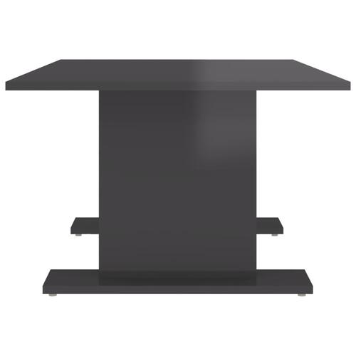 Sofabord 103,5x60x40 cm konstrueret træ grå højglans