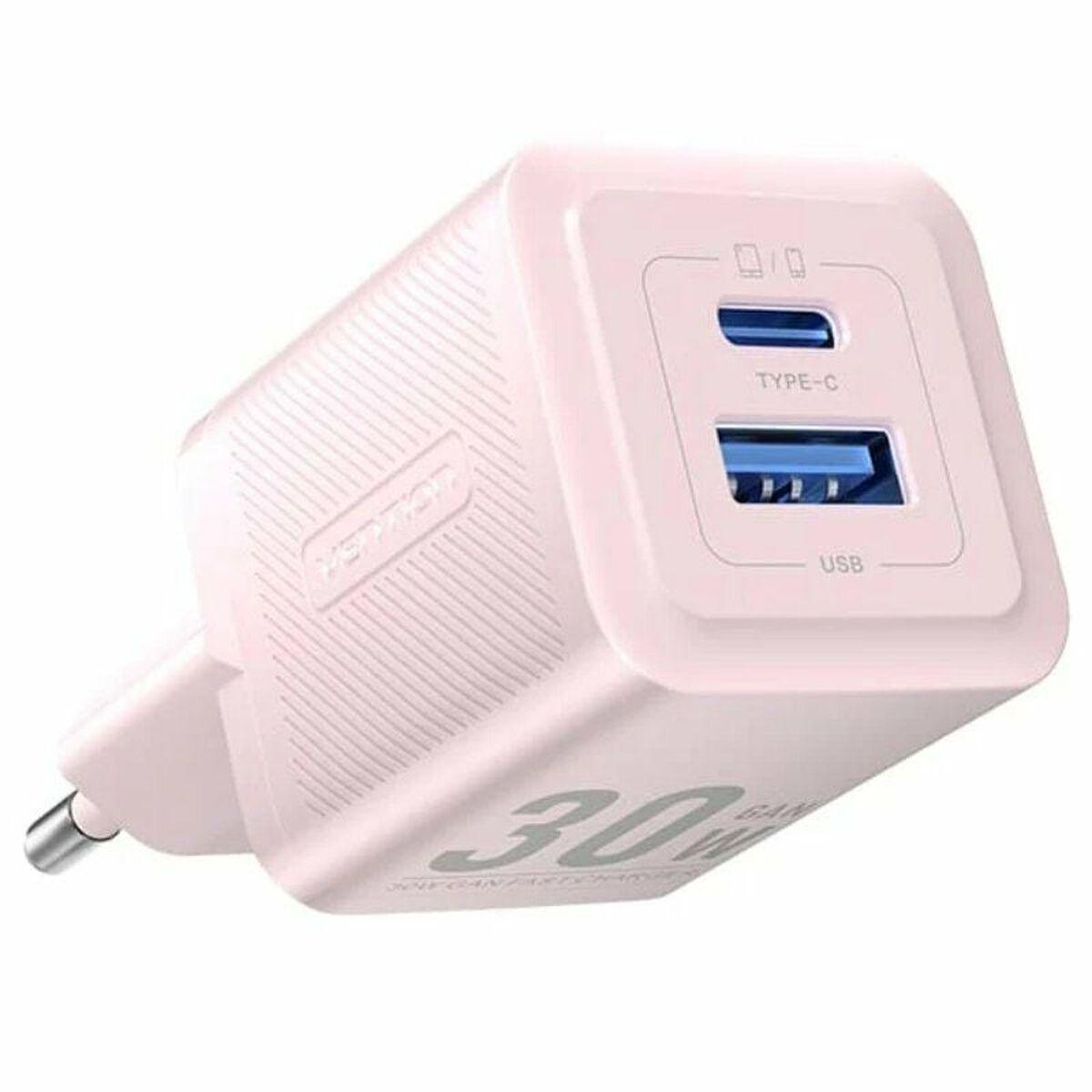 Vention FEQP0-EU vægoplader 30 W med USB-C og USB billede