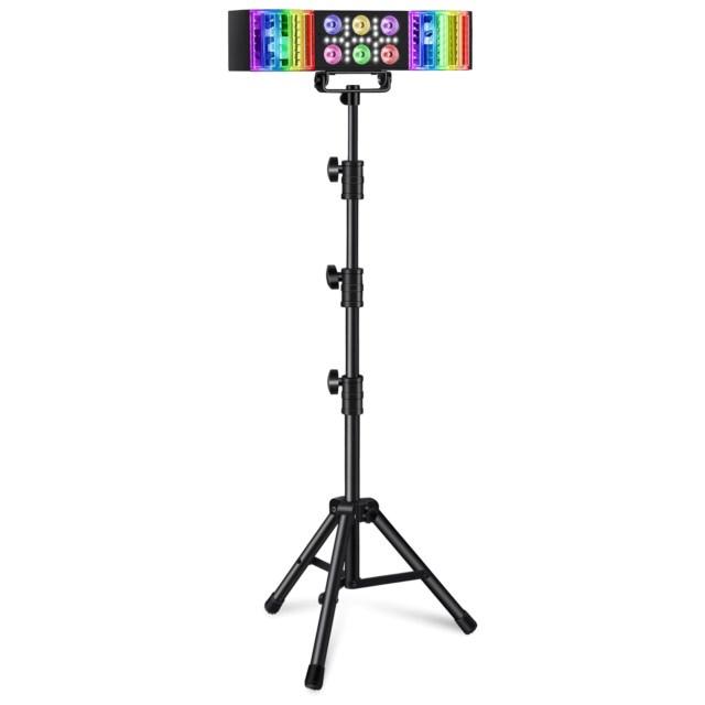 Light4Me Magic Bar 3 – 3-i-1 RGBW multi-effekt lysbar med stativ billede