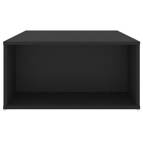 Sofabord 90x67x33 cm konstrueret træ sort