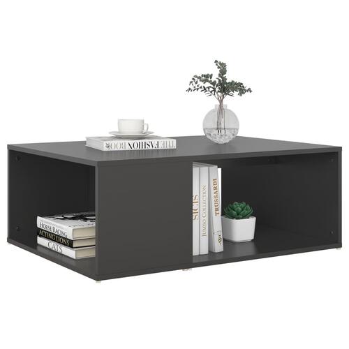 Sofabord 90x67x33 cm konstrueret træ grå