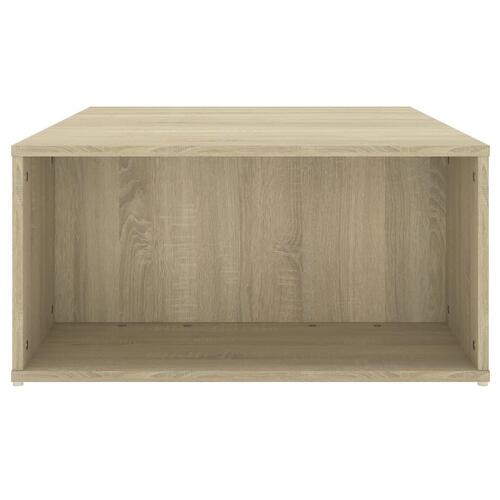 Sofabord 90x67x33 cm konstrueret træ sonoma-eg