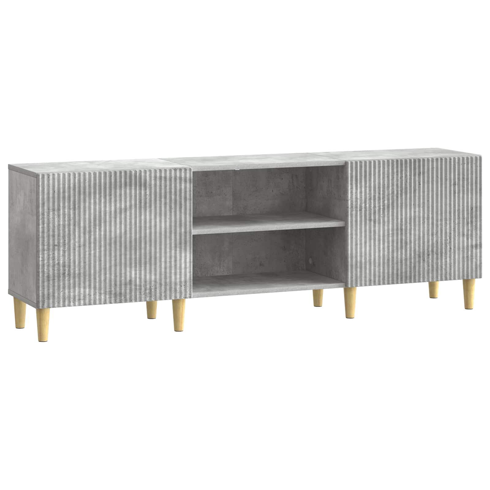 TV-skab Betongrå 150 x 31 x 50 cm Konstrueret træ billede
