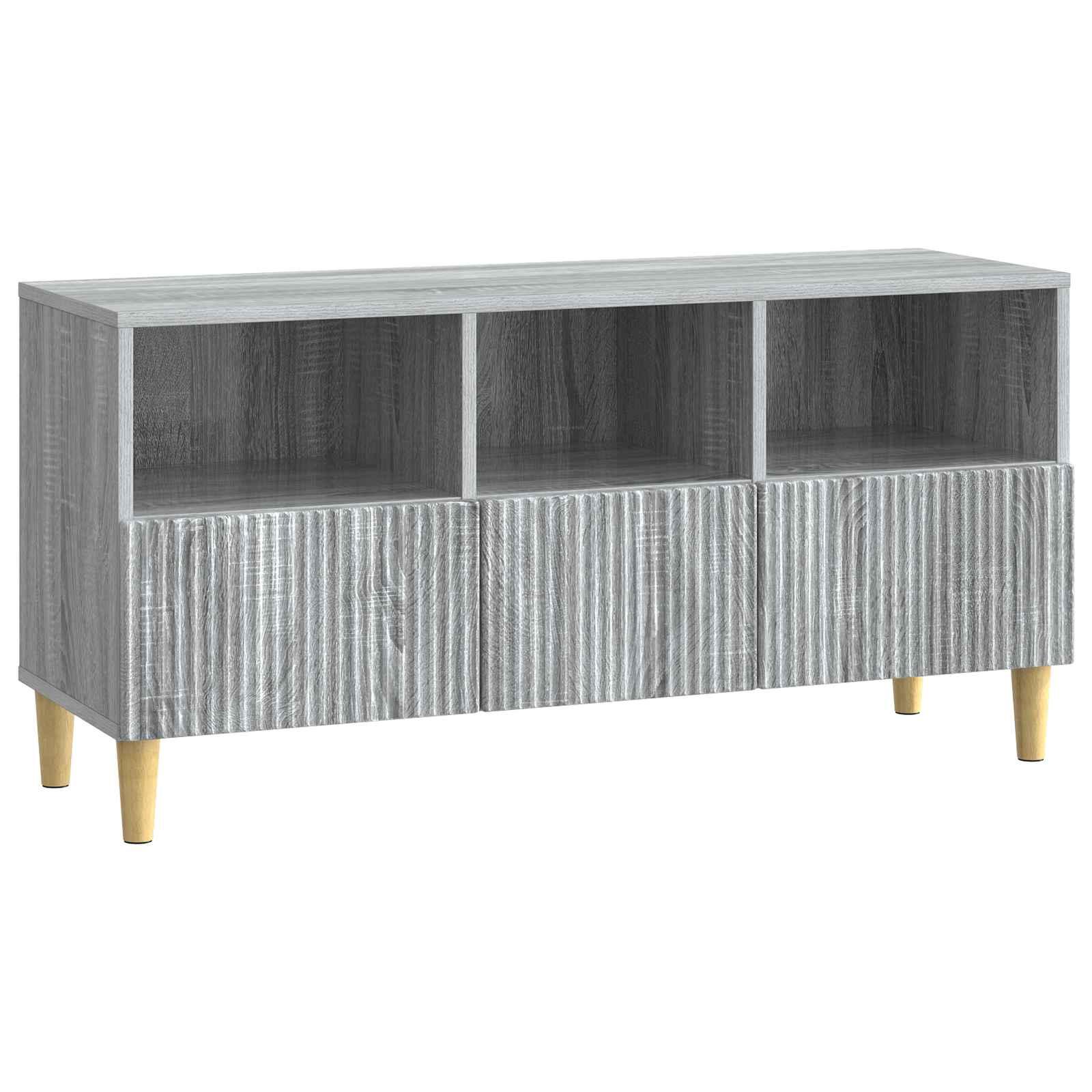 TV-skab Grå sonoma-eg 102 x 34,5 x 50 cm Konstrueret træ billede