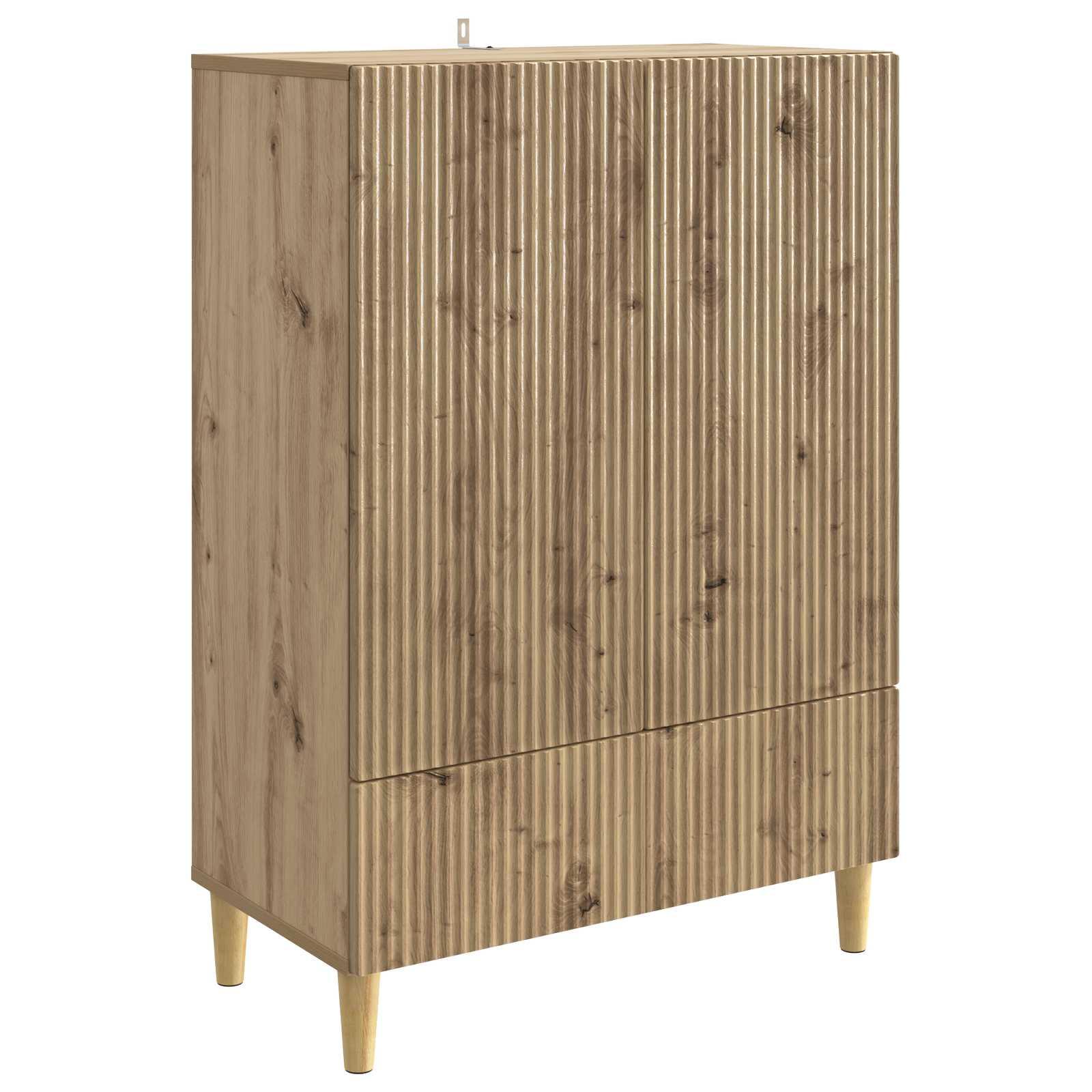 Sidebord Artisan-eg 66 x 34,5 x 95 cm Konstrueret træ billede