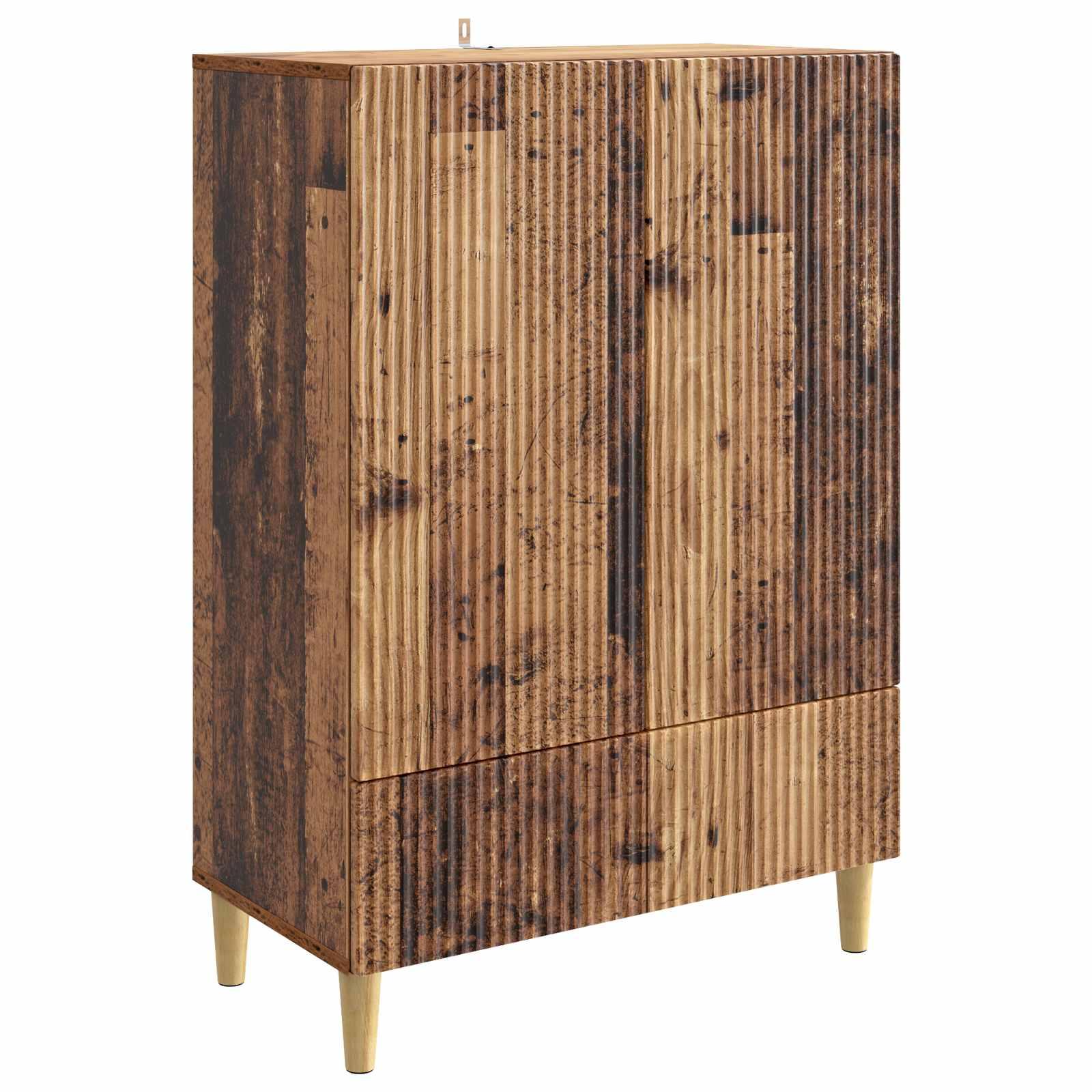 Sidebord Gammelt træ 66 x 34,5 x 95 cm Konstrueret træ billede