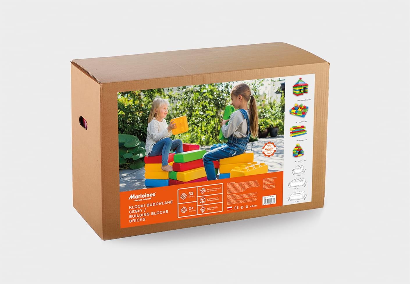 Marioinex byggeklodser âBrickâ - 33 dele, multifarvet billede