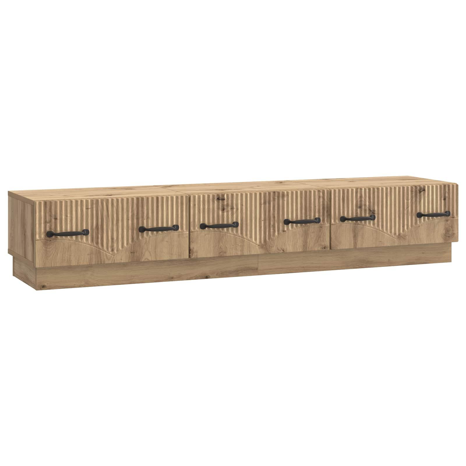 TV-skab Artisan-eg 147 x 34,5 x 27 cm Konstrueret træ billede