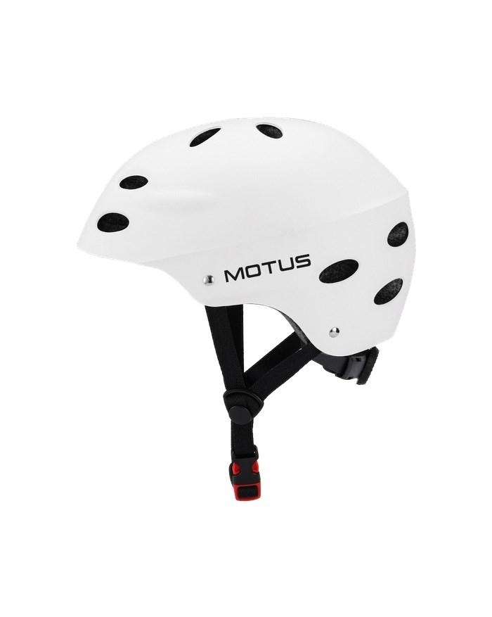 Motus MOTHAM7LW cykelhjelm til børn - str. L (58-62 cm), hvid billede