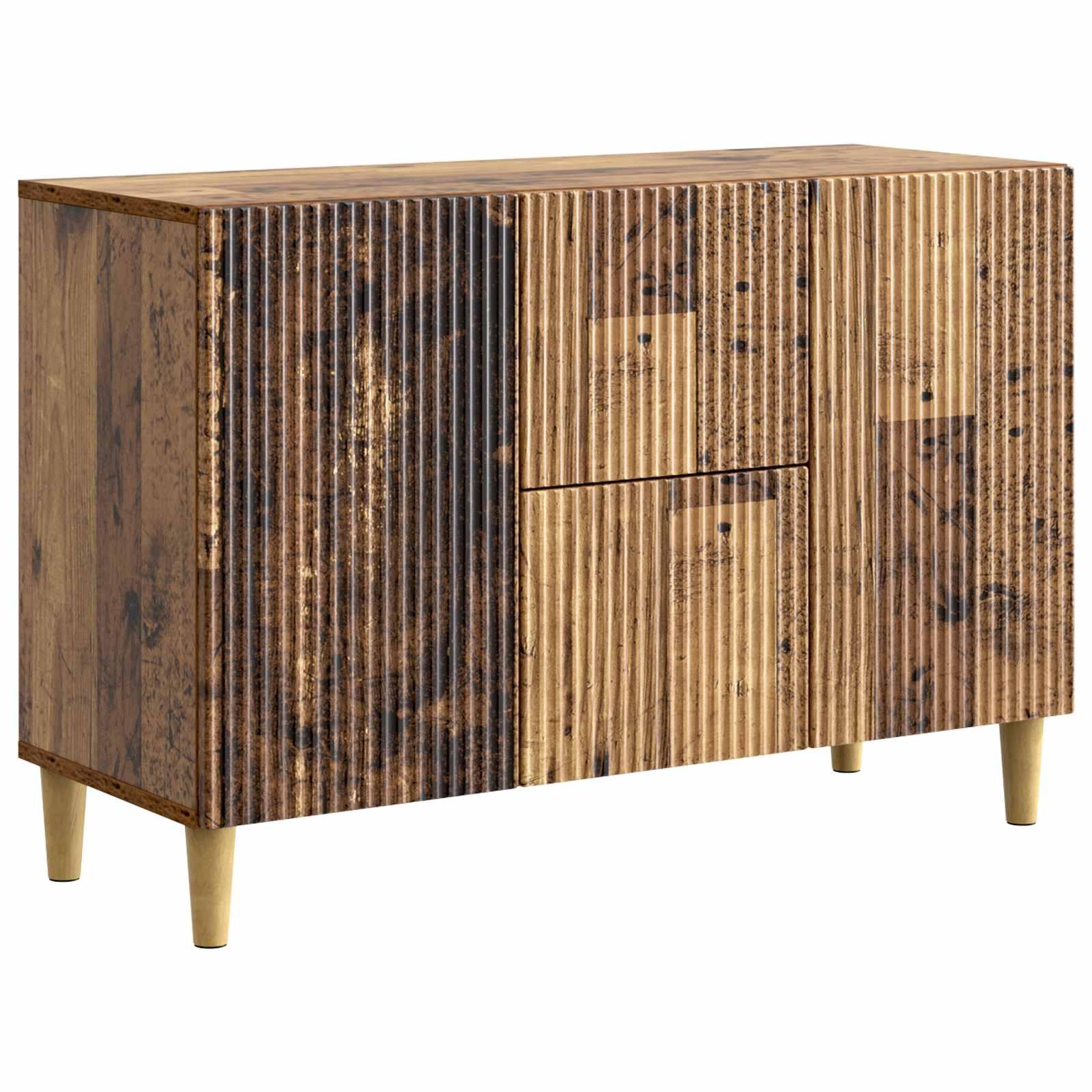 Sidebord Gammelt træ 89 x 34,5 x 60 cm Konstrueret træ billede