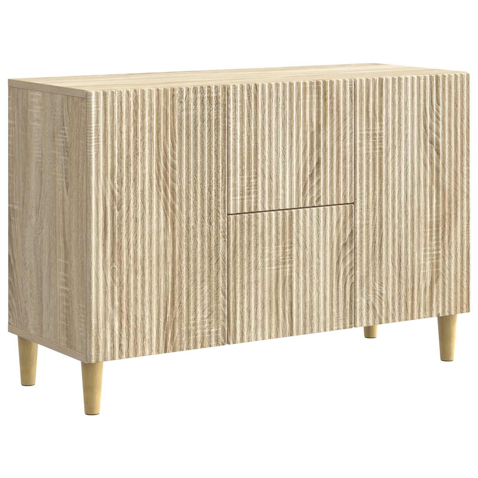 Sidebord Sonoma-eg 89 x 34,5 x 60 cm Konstrueret træ billede