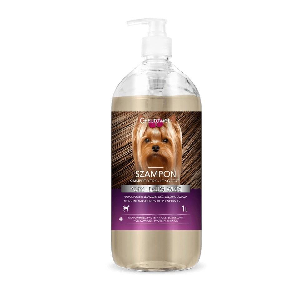 EUROWET York - hundeshampoo til lang/medium pels, 1 l billede