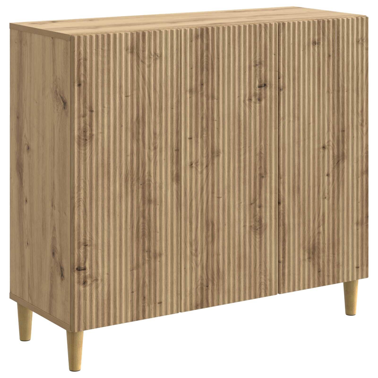 Sidebord Artisan-eg 89 x 34,5 x 80 cm Konstrueret træ billede