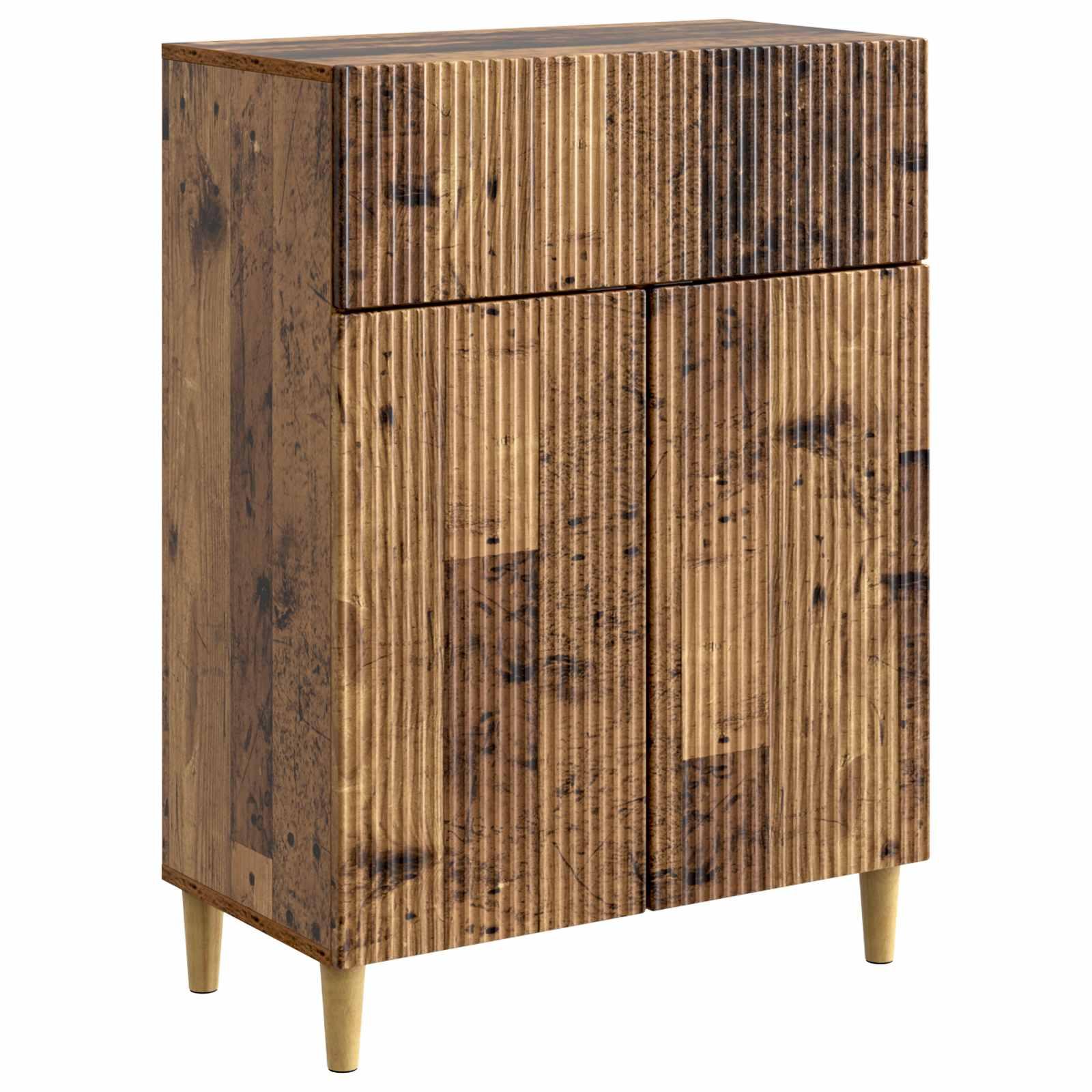 Sidebord Gammelt træ 66 x 34,5 x 90 cm Konstrueret træ billede