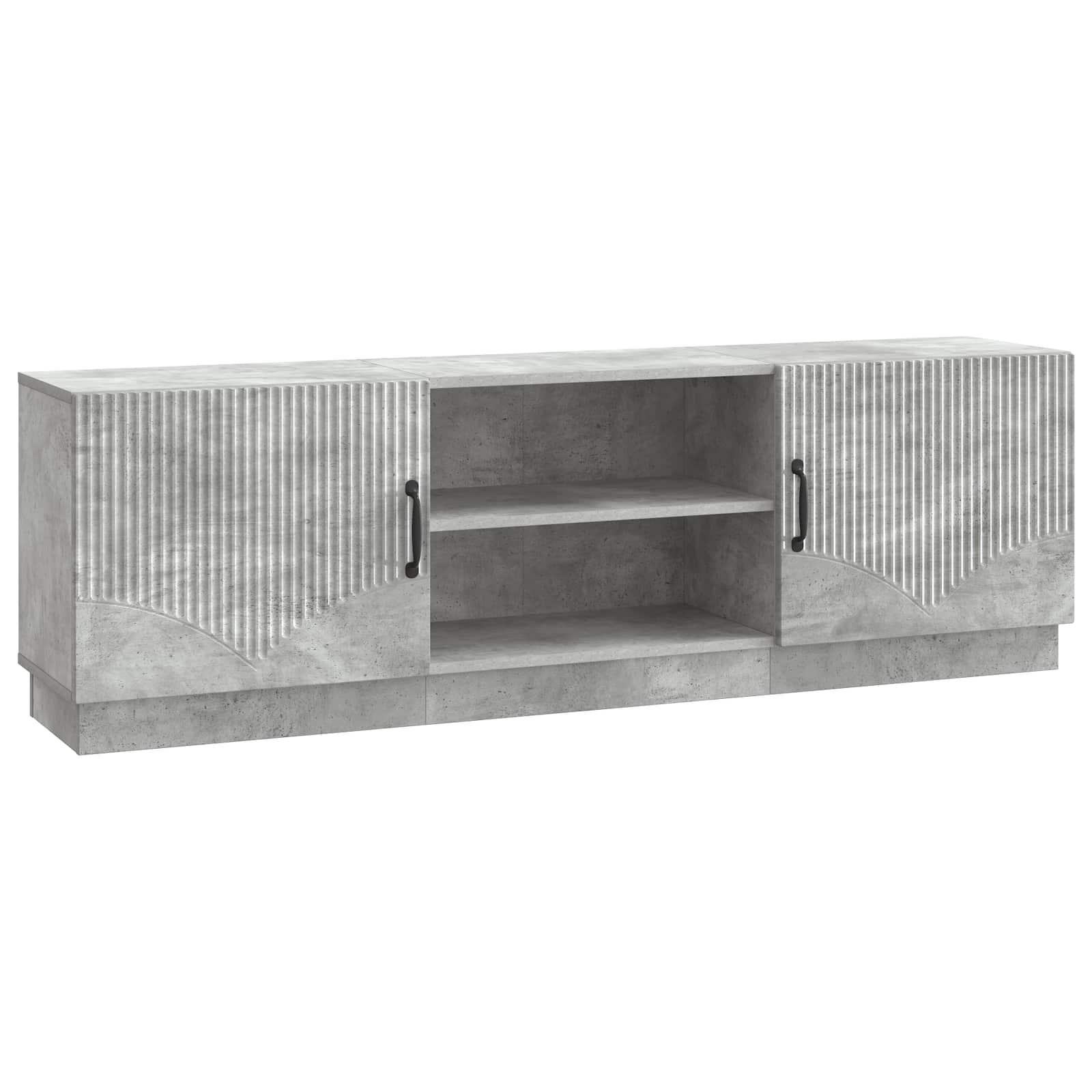 TV-skab Betongrå 150 x 31 x 47 cm Konstrueret træ billede