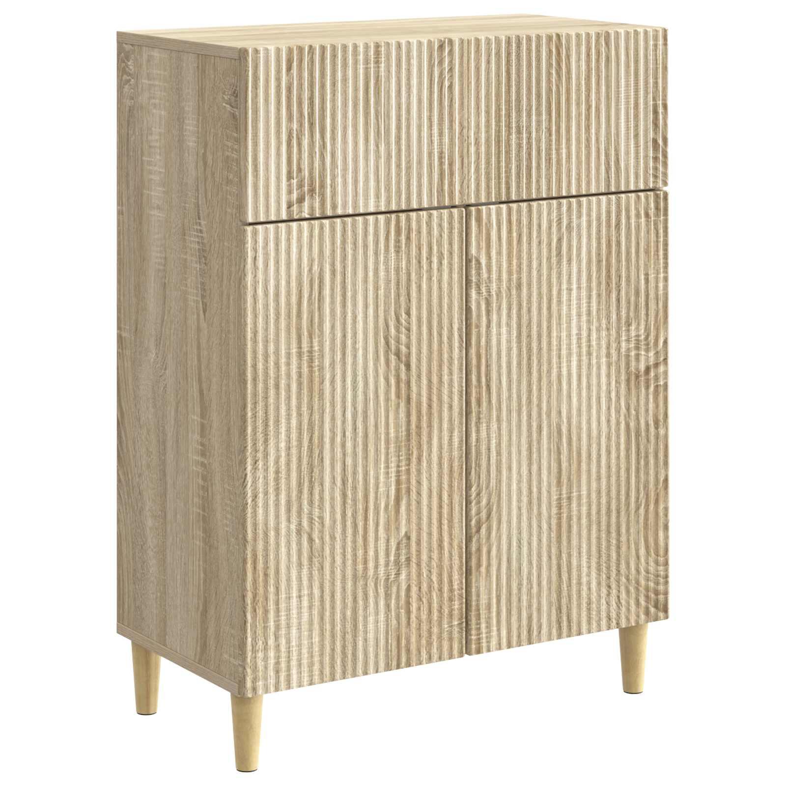 Sidebord Sonoma-eg 66 x 34,5 x 90 cm Konstrueret træ billede