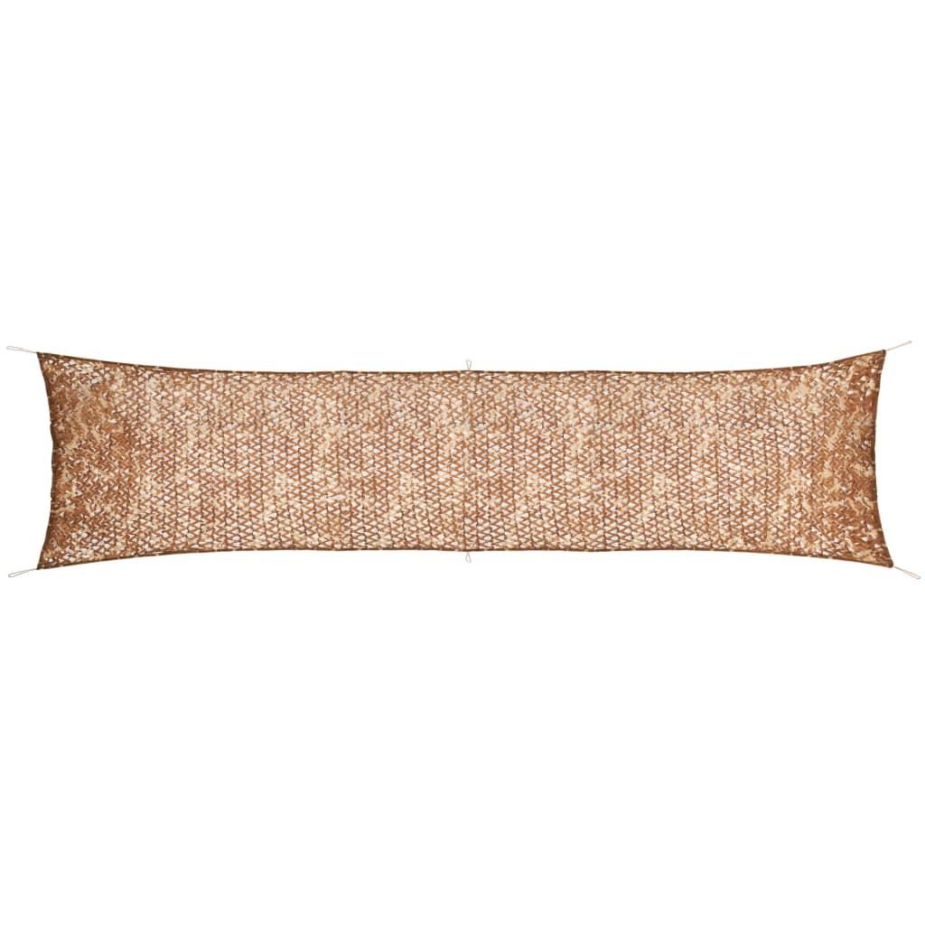 Camouflagenet med opbevaringstaske 1,5x8 m beige