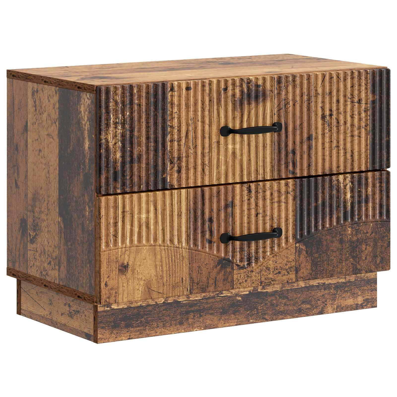 Natskab Gammelt træ 62 x 34,5 x 44,5 cm Konstrueret træ billede