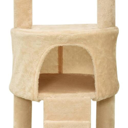 Kradsetræ 220-240 cm gulv-til-loft beige