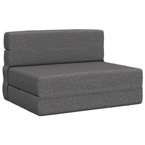 Foldbar sovesofa lysegrå 100 x 80 x 60 cm