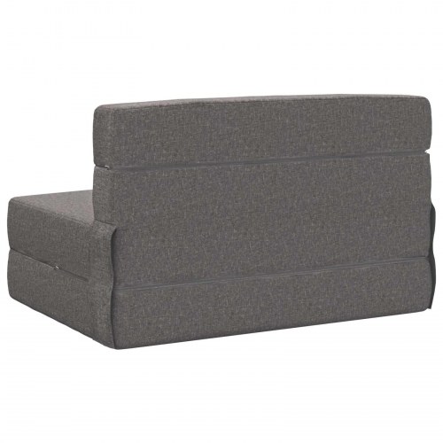 Foldbar sovesofa lysegrå 100 x 80 x 60 cm