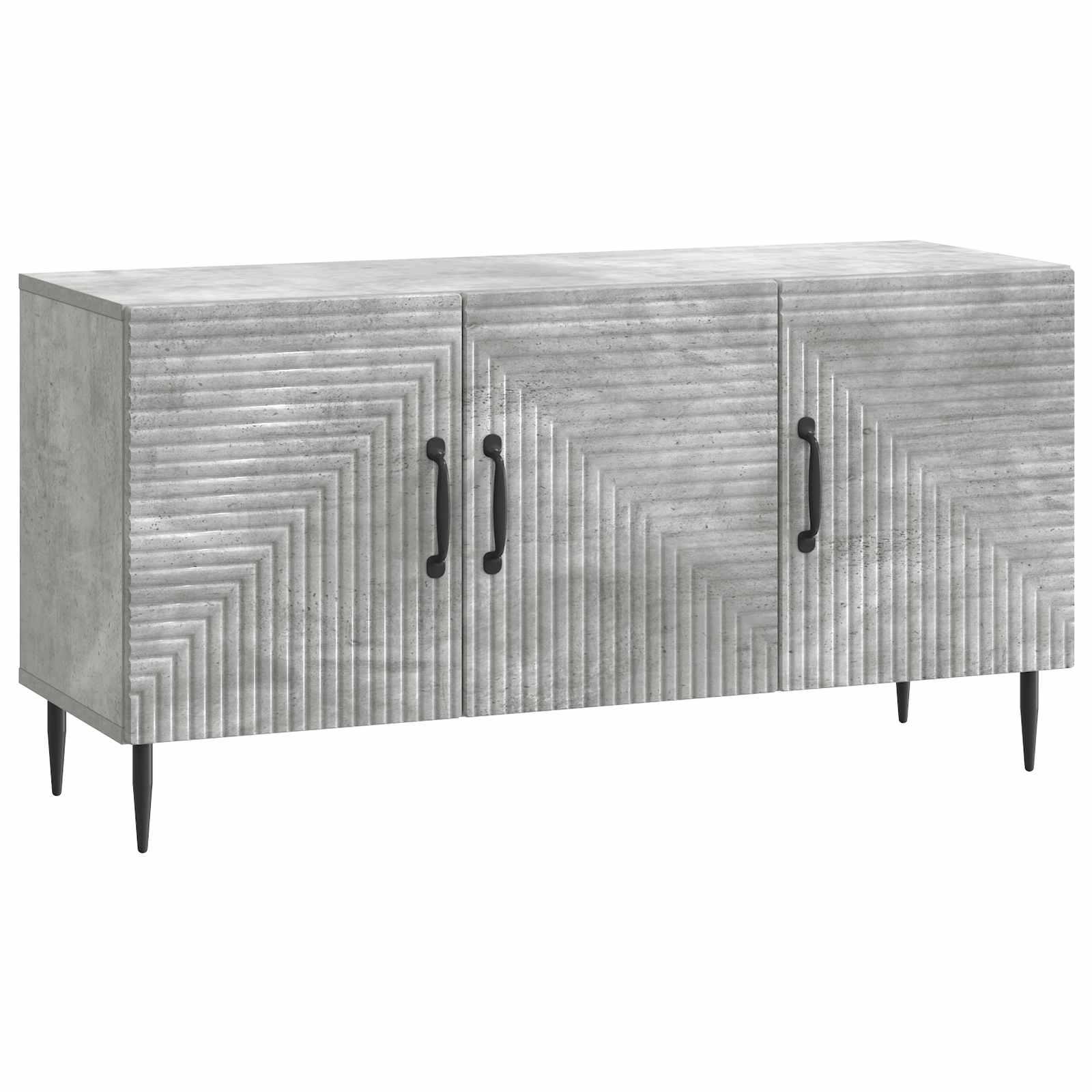 TV-skab Betongrå 99 x 34,5 x 50 cm Konstrueret træ billede