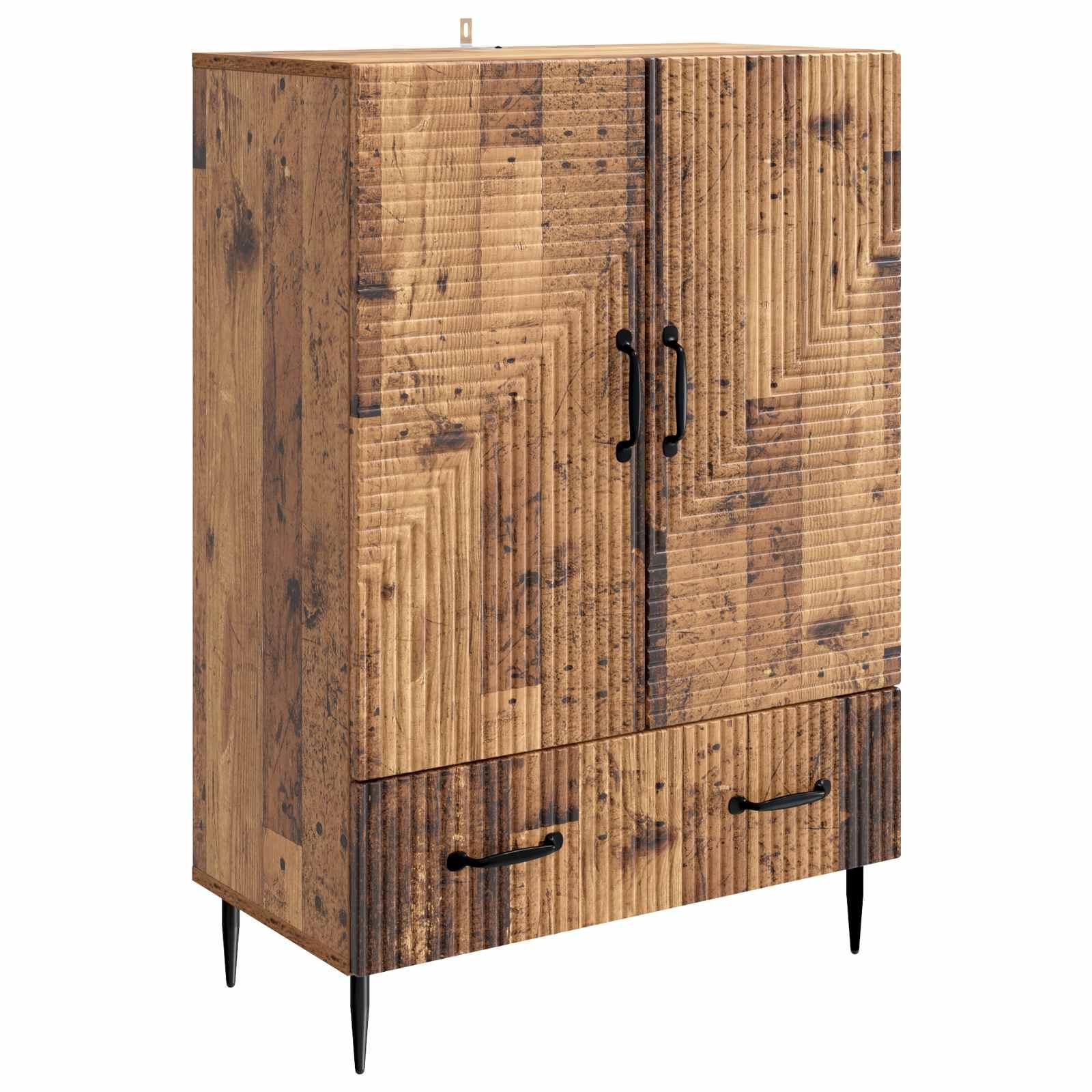 Sidebord Gammelt træ 66 x 34,5 x 95 cm Konstrueret træ billede