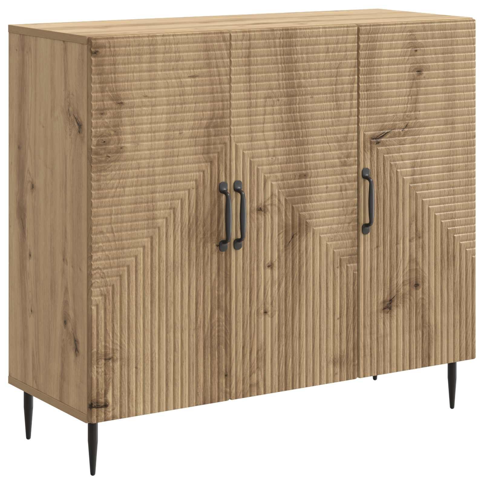 Sidebord Artisan-eg 89 x 34,5 x 80 cm Konstrueret træ billede