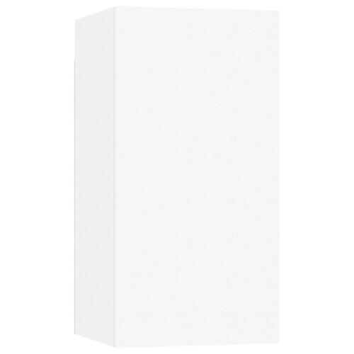 Tv-skabe 7 stk. 30,5x30x60 cm konstrueret træ hvid