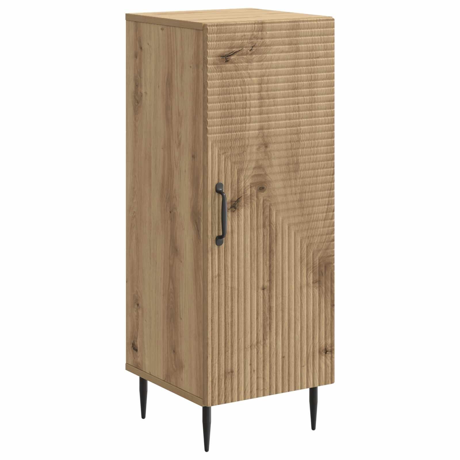 Sidebord Artisan-eg 33 x 34,5 x 89,5 cm Konstrueret træ billede