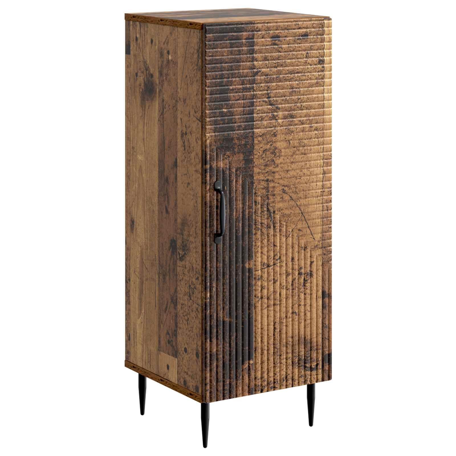 Sidebord Gammelt træ 33 x 34,5 x 89,5 cm Konstrueret træ billede