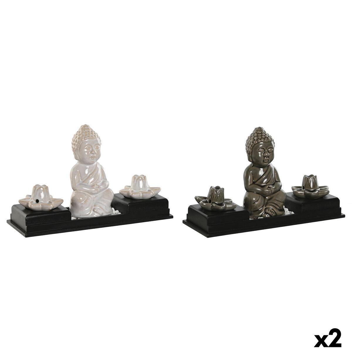 Essensbrænder - dobbeltsidet Buddha, sæt med 2 (OUTLET A) billede