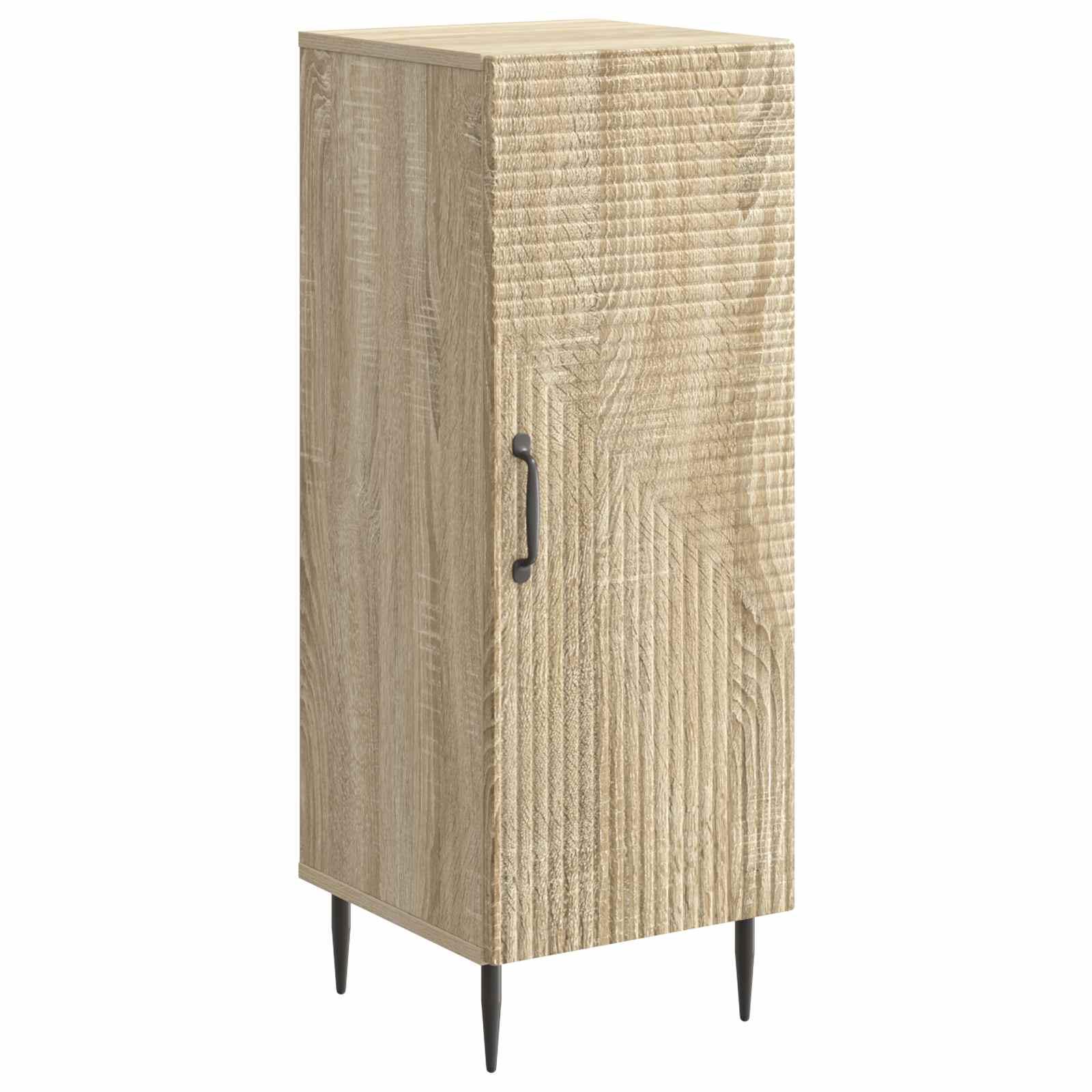 Sidebord Sonoma-eg 33 x 34,5 x 89,5 cm Konstrueret træ billede