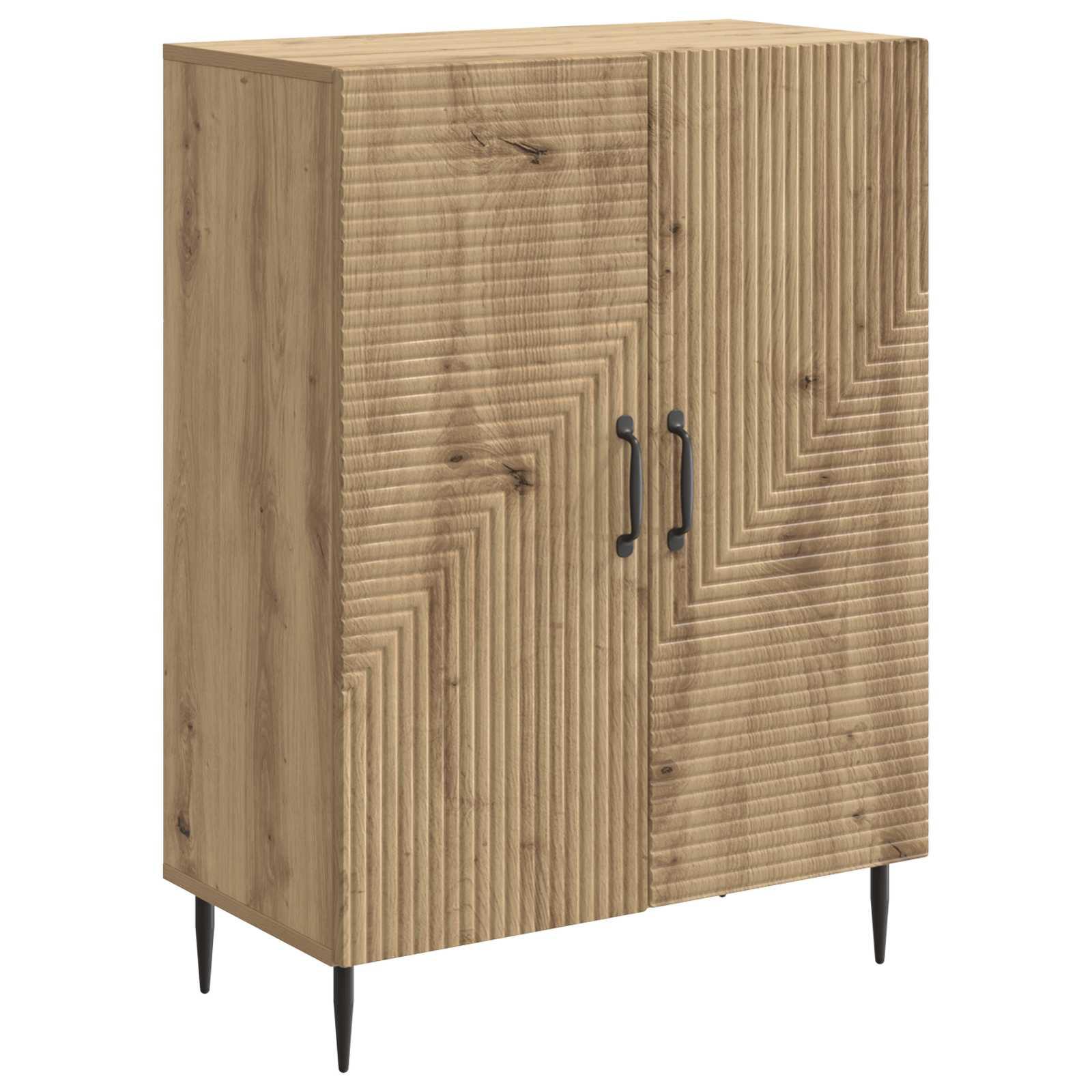 Sidebord Artisan-eg 66 x 34,5 x 89,5 cm Konstrueret træ billede